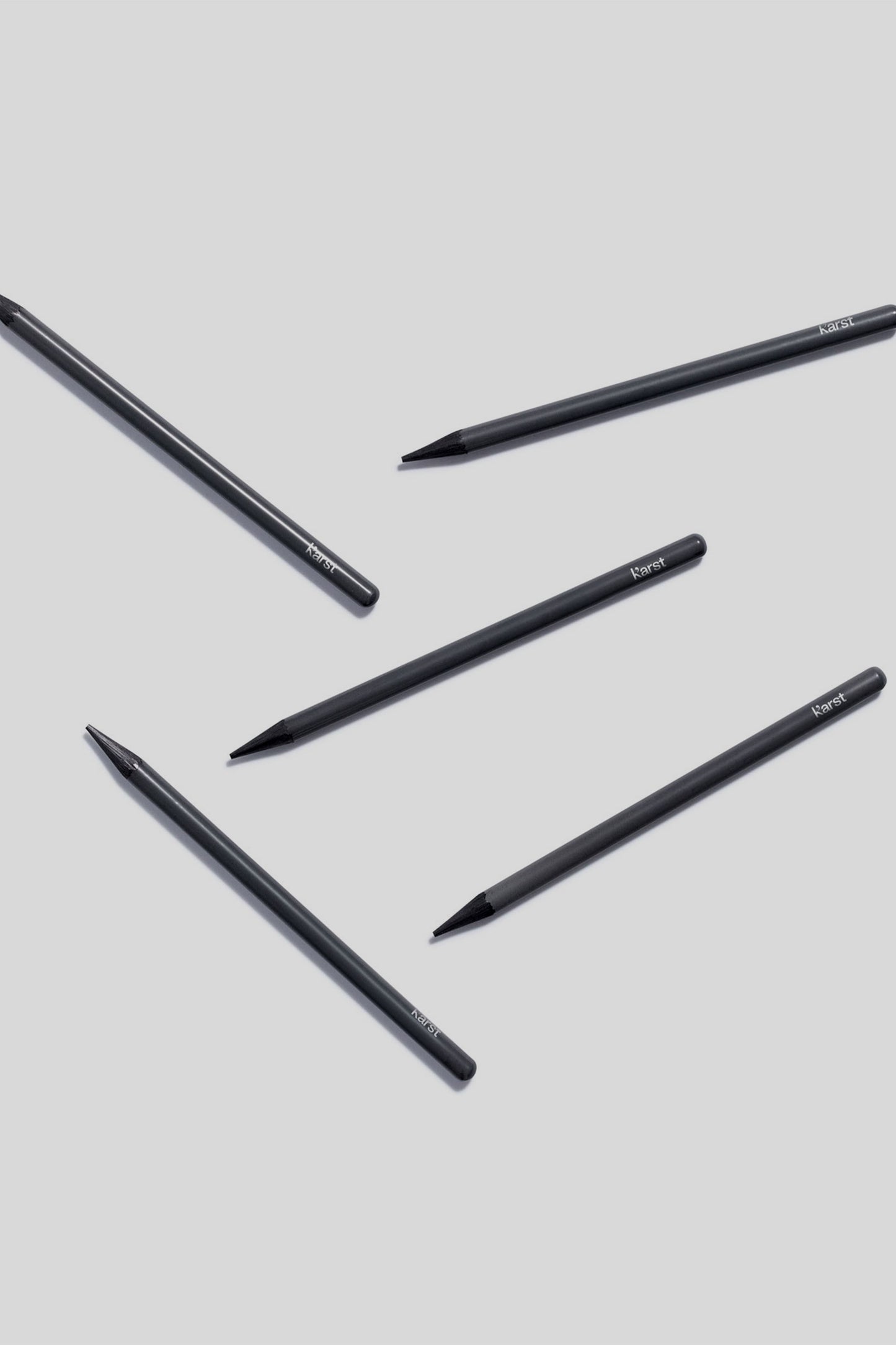 Set de 5 lápices sin madera Gris