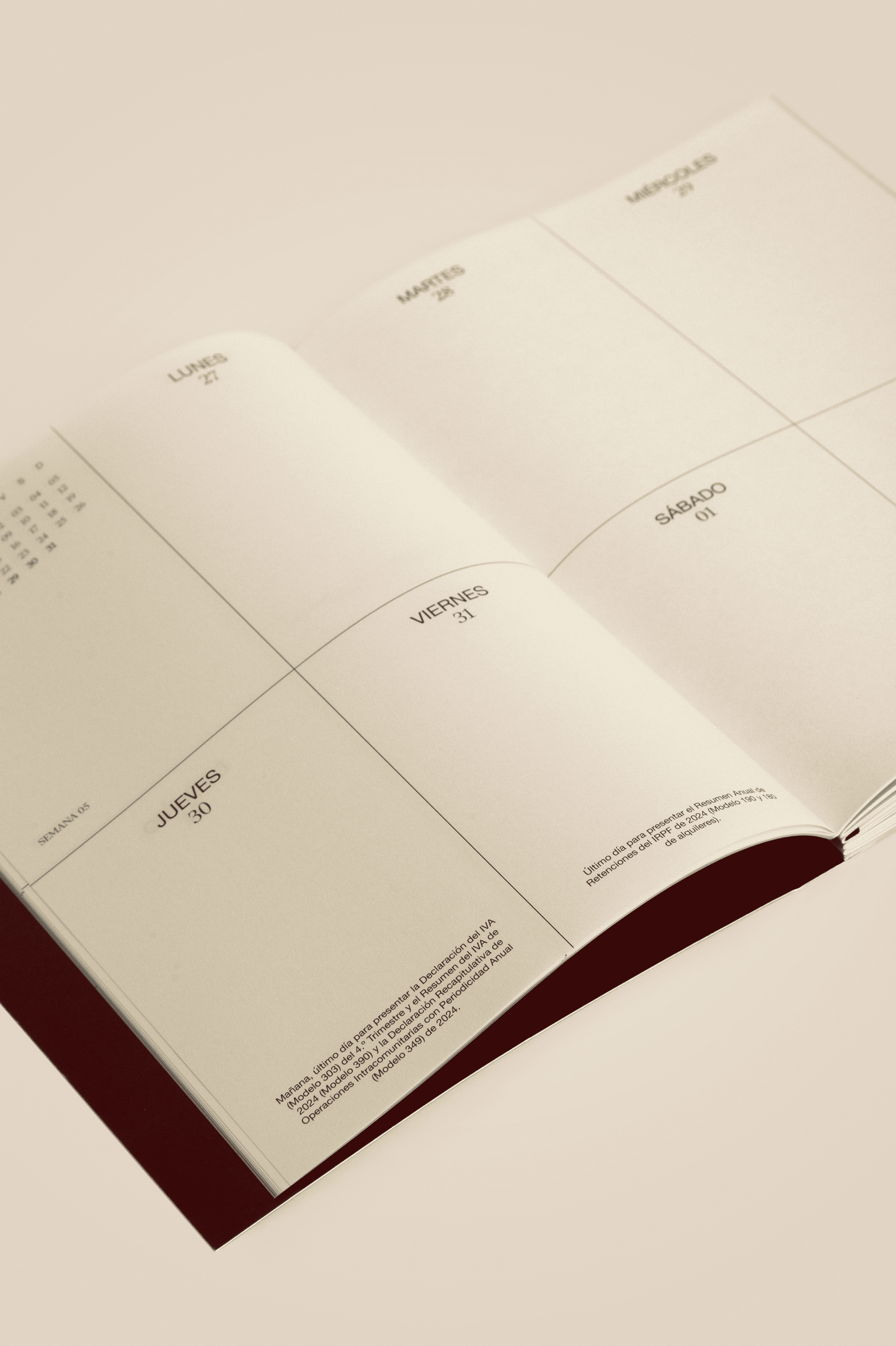 Agenda Freelance 2025 - Granate