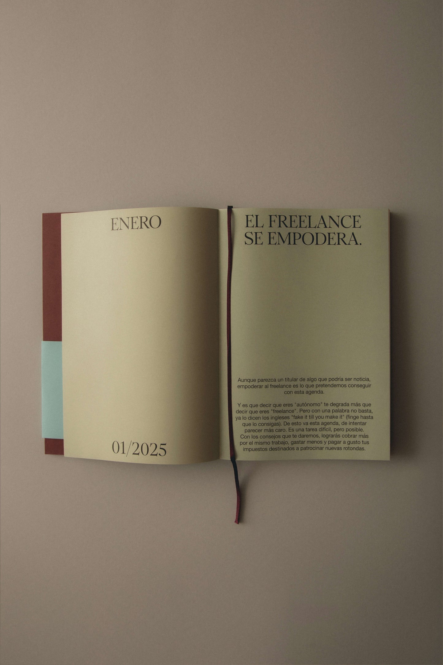 Agenda Freelance 2025 - Granate