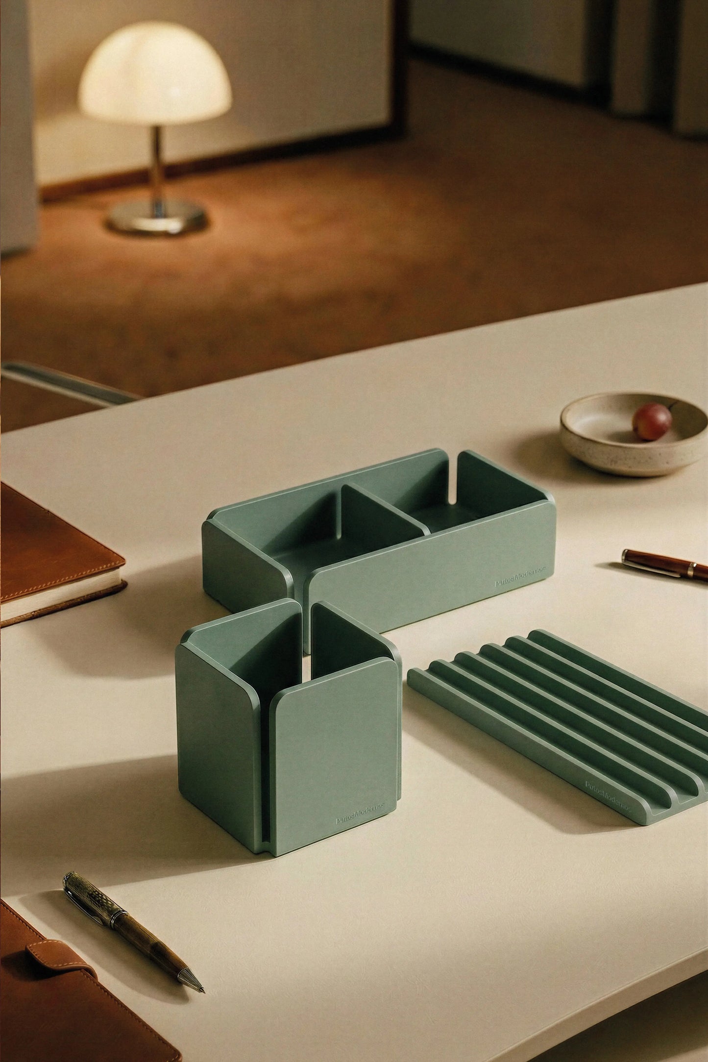 Organizador de Bolis – Cubo - Verde eucalipto