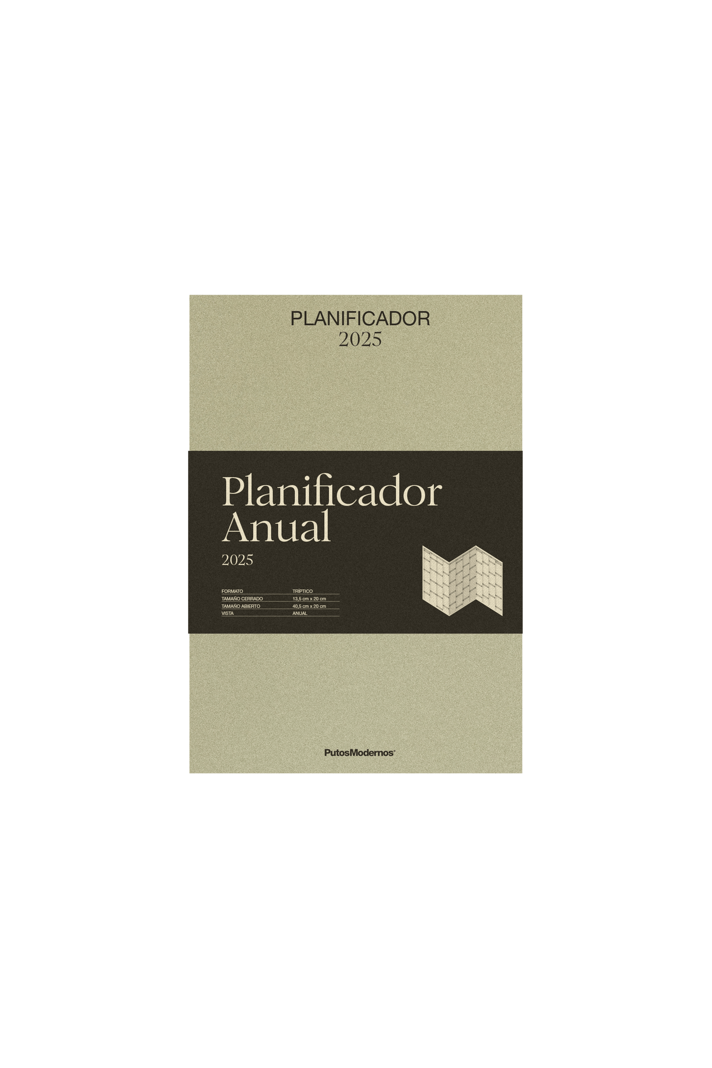 Planificador Anual Tríptico 2025