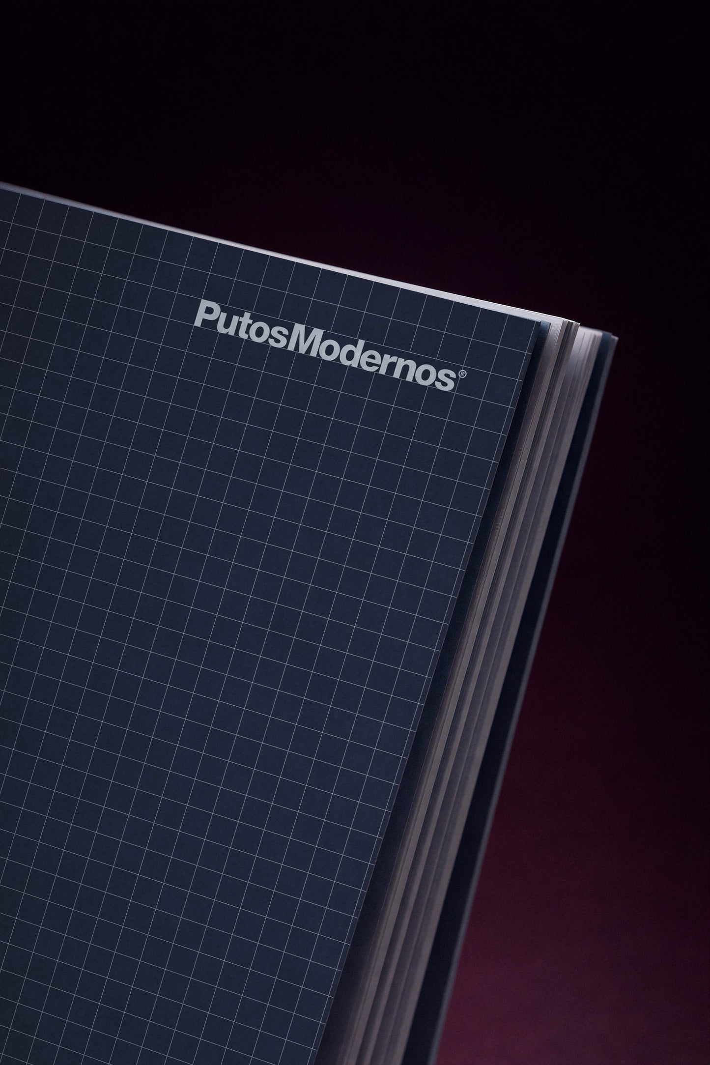 Libreta Cuadros - Azul Oscuro