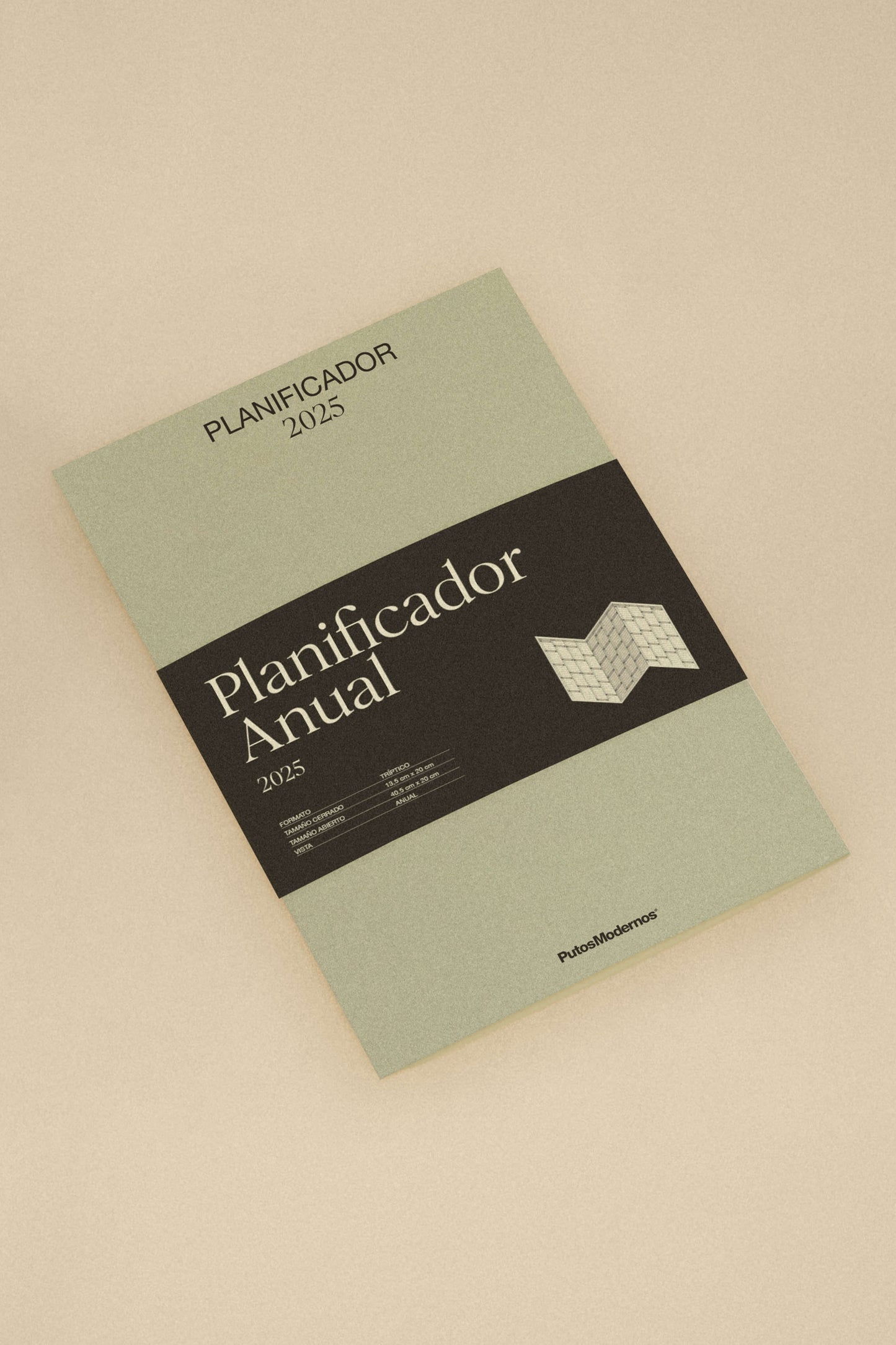 Planificador Anual Tríptico 2025