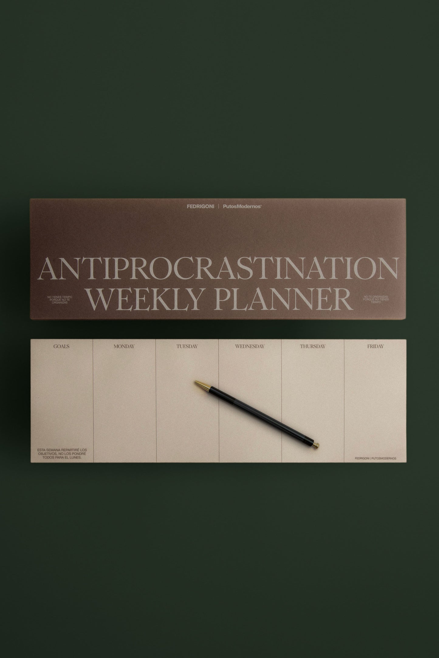 Planificador Semanal Anti-Procrastinación