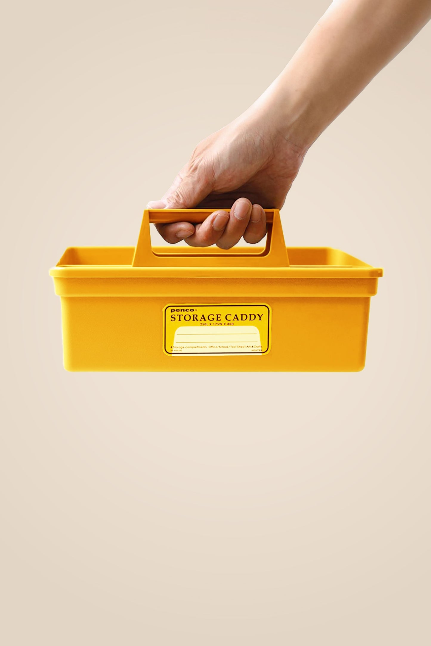 Bandeja de almacenamiento Amarilla