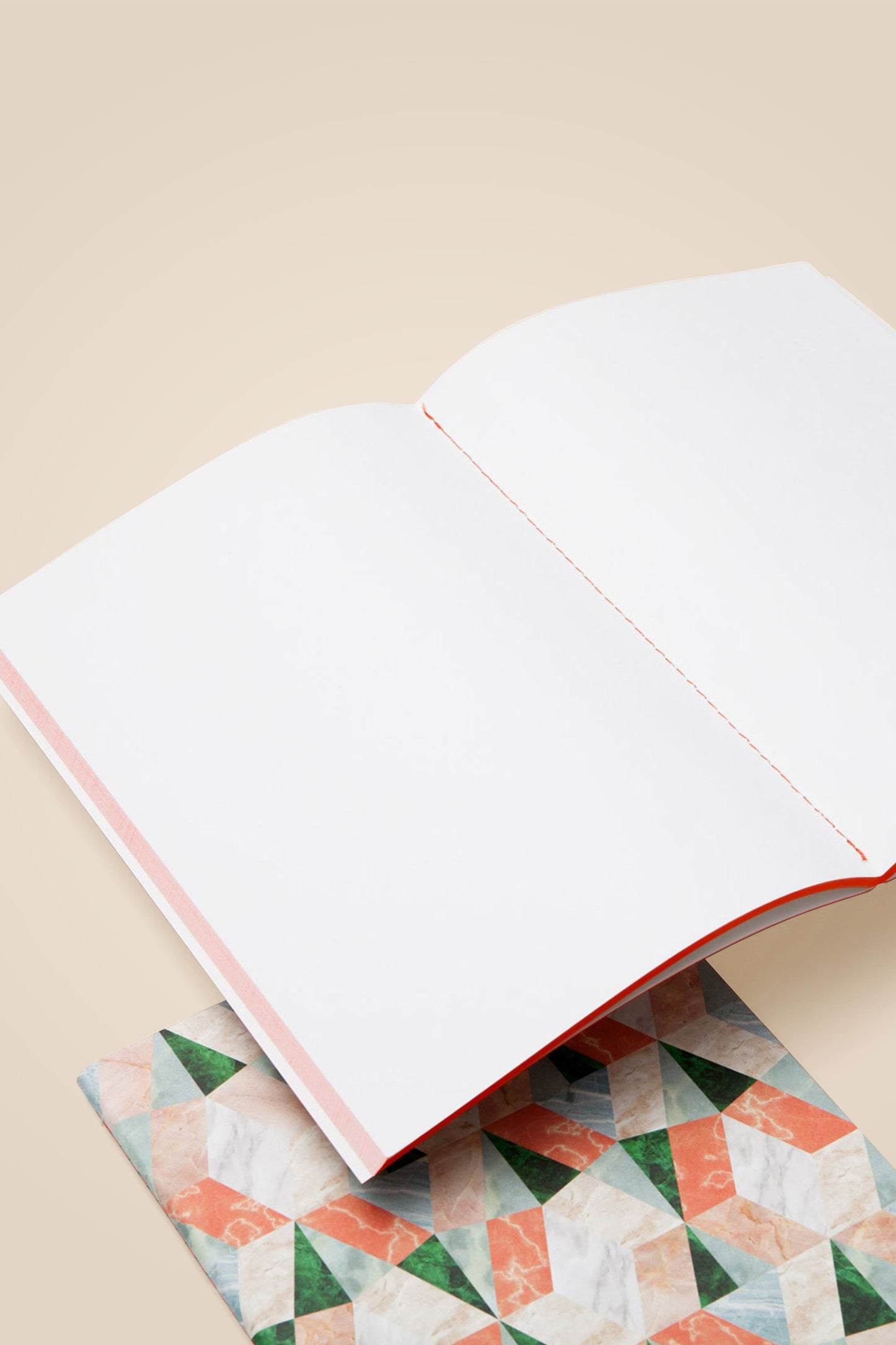 Cuaderno de Notas Mármol - Lisa (Rojo)