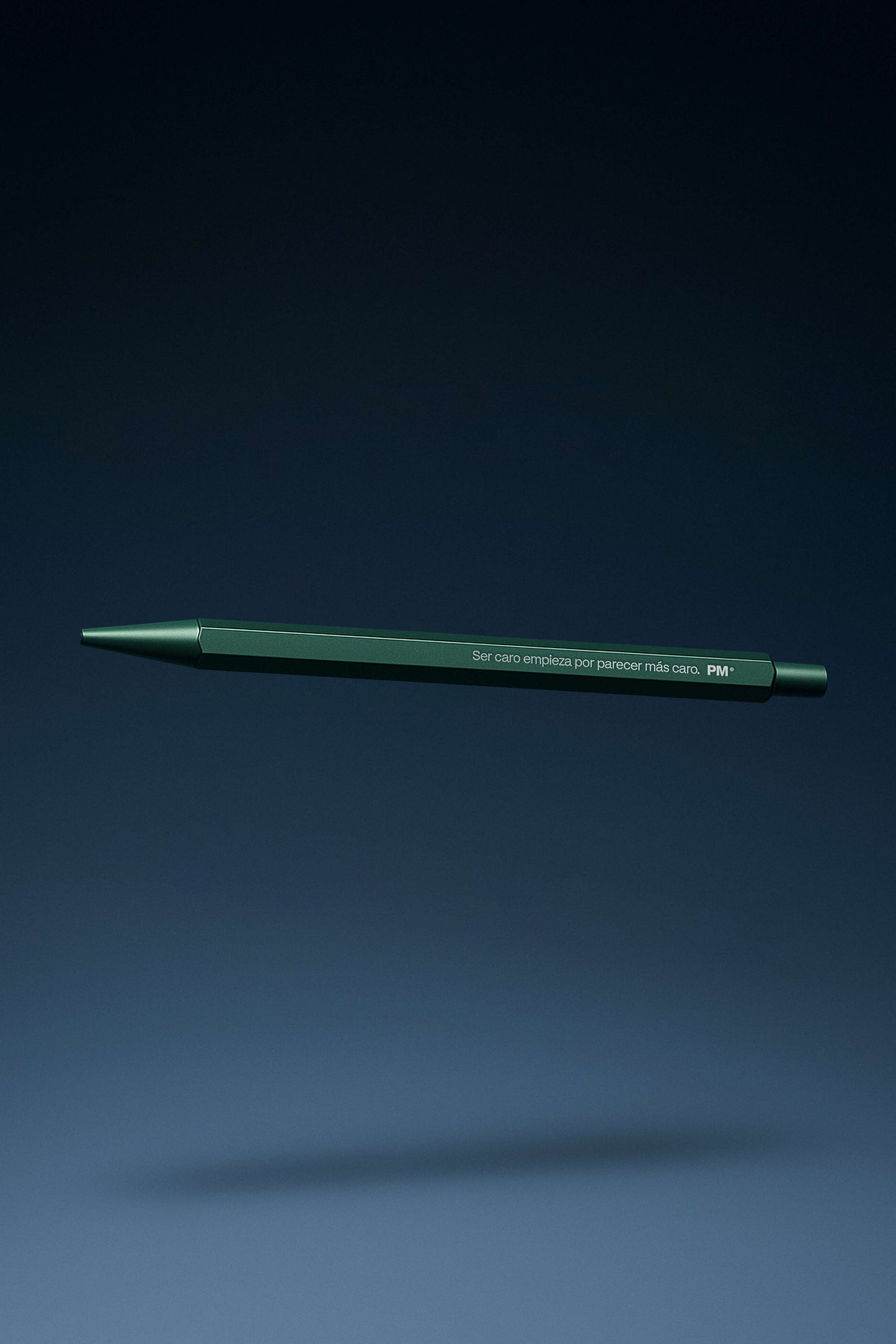 Bolígrafo de Aluminio Hexagonal - Verde