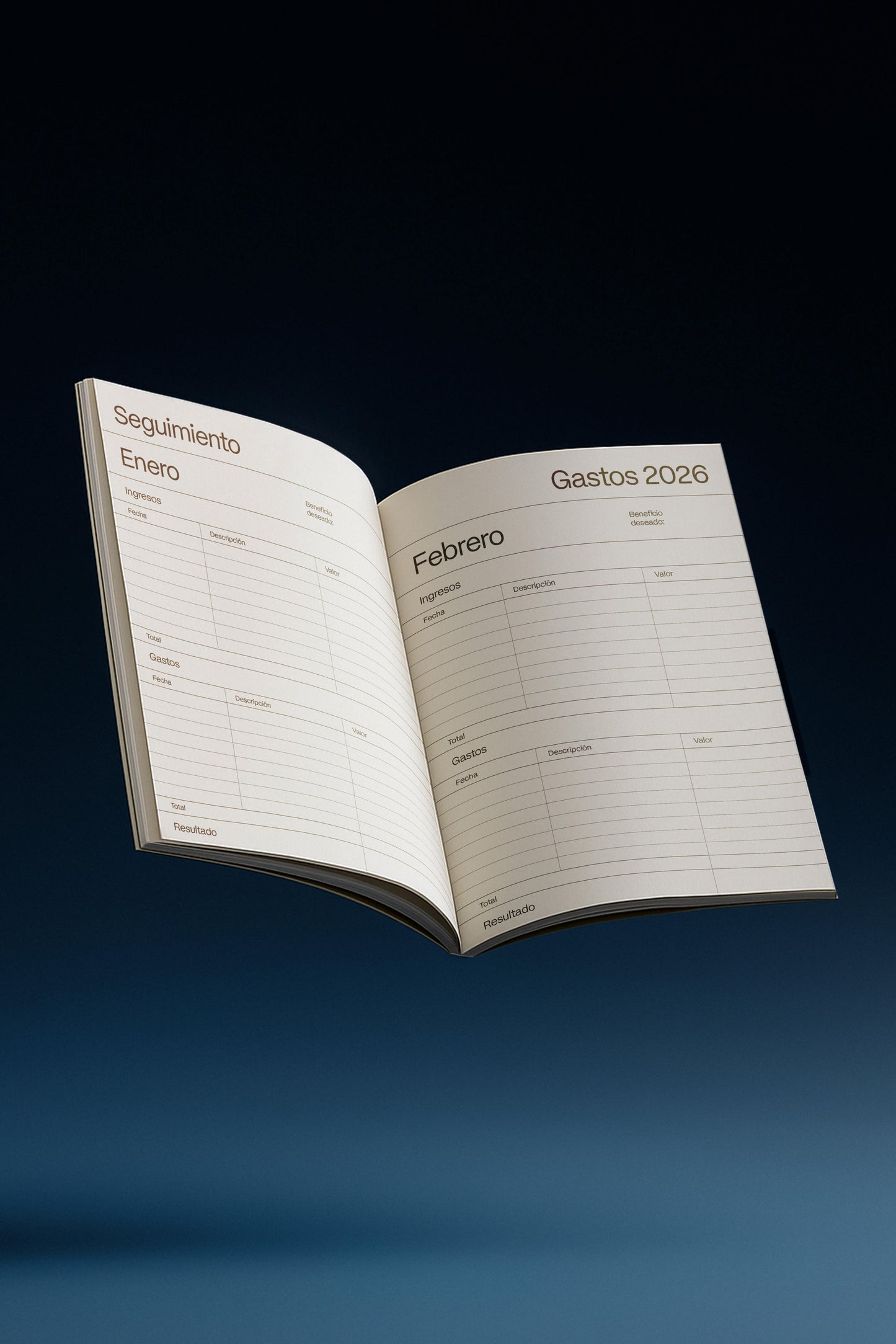 Agenda Freelance 2026 - Gris