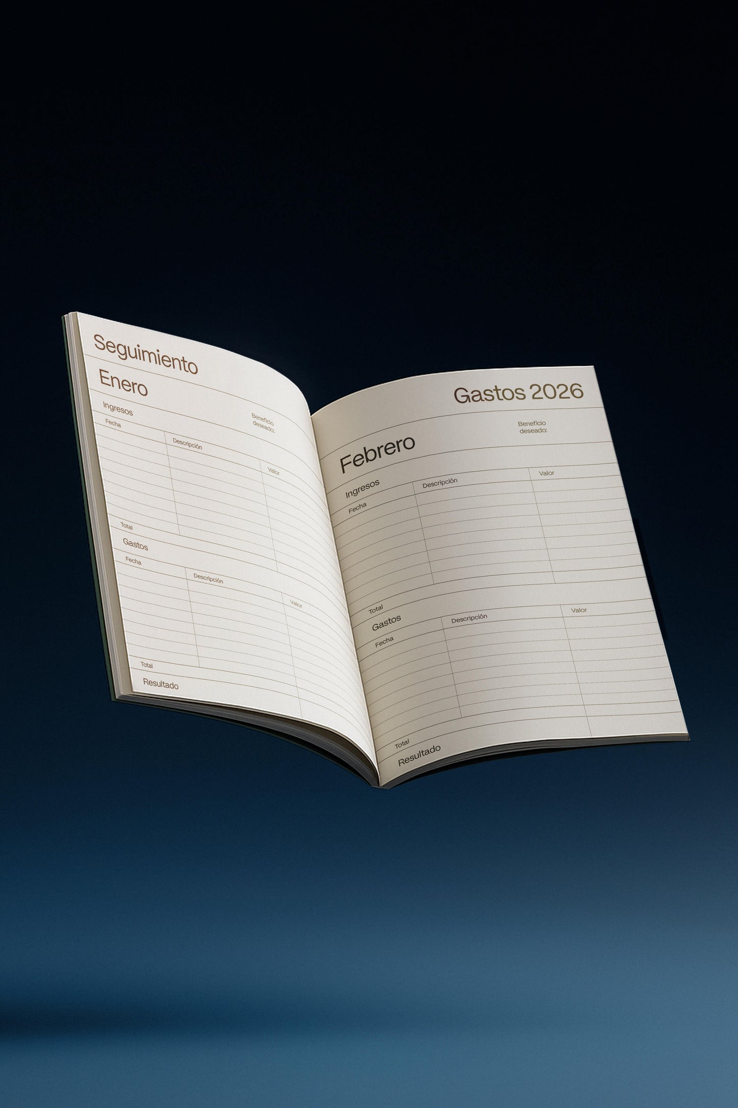 Agenda Freelance 2026 - Verde