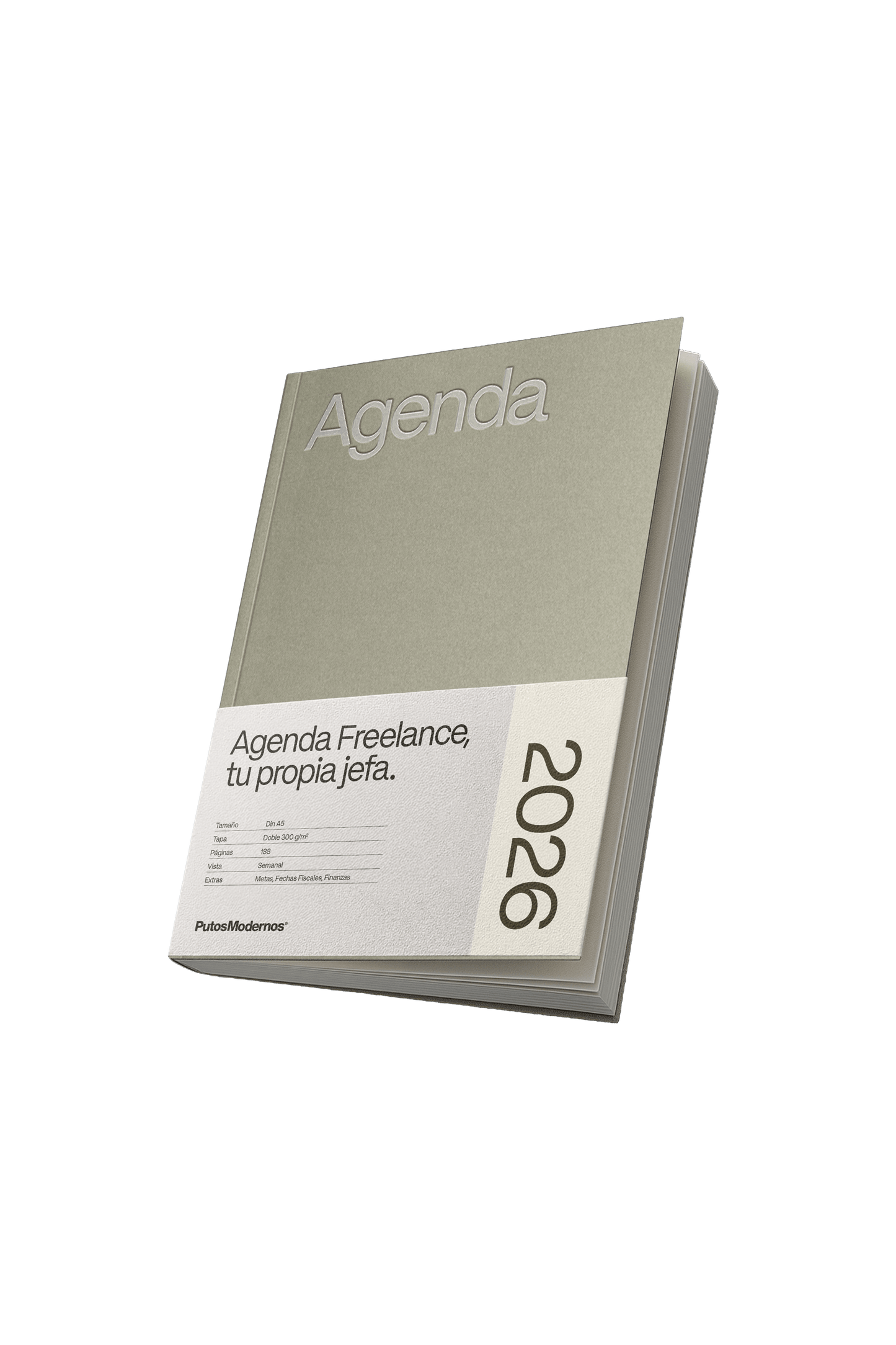 Agenda Freelance 2026 - Gris