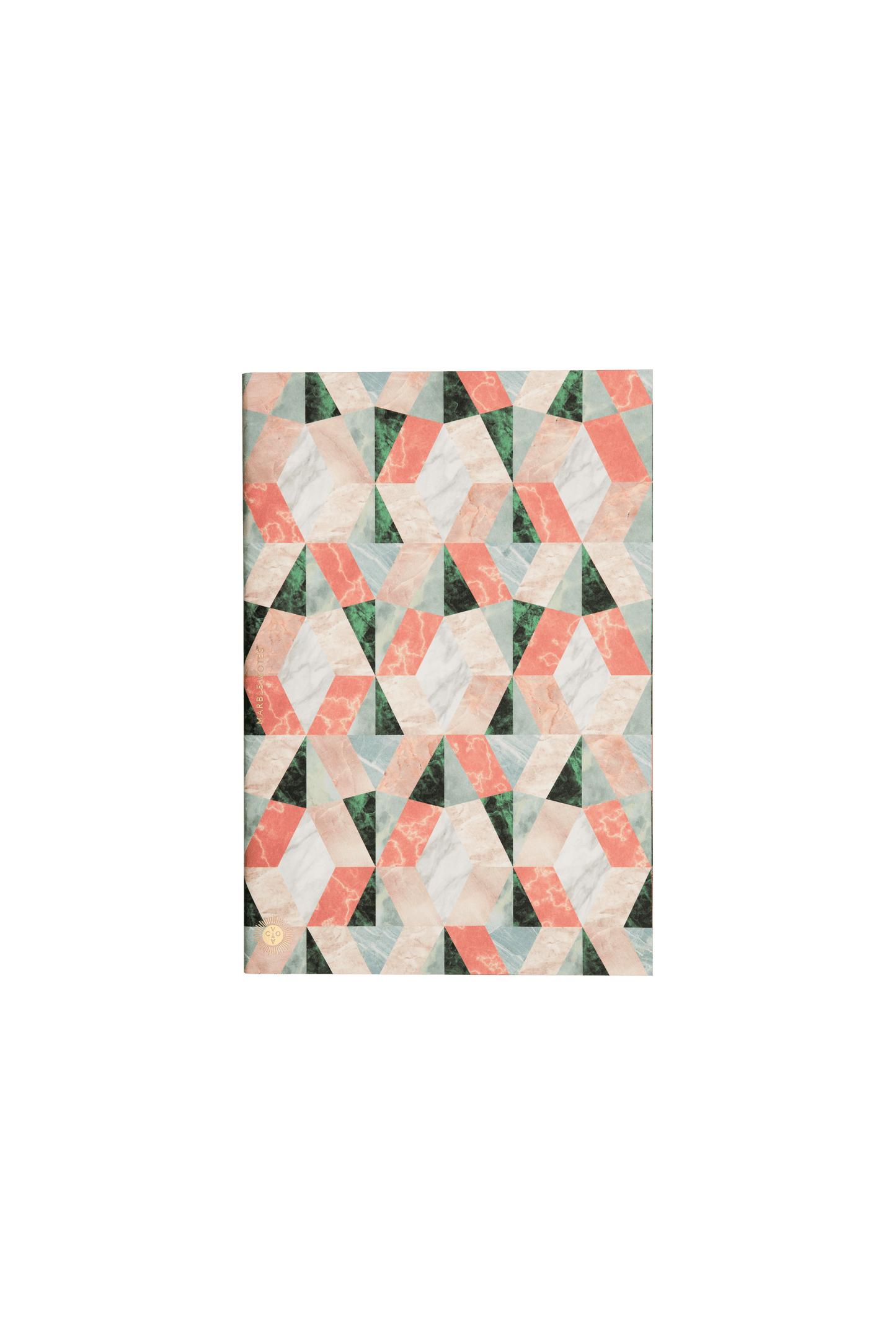Cuaderno de Notas Mármol - Lisa (Rojo)
