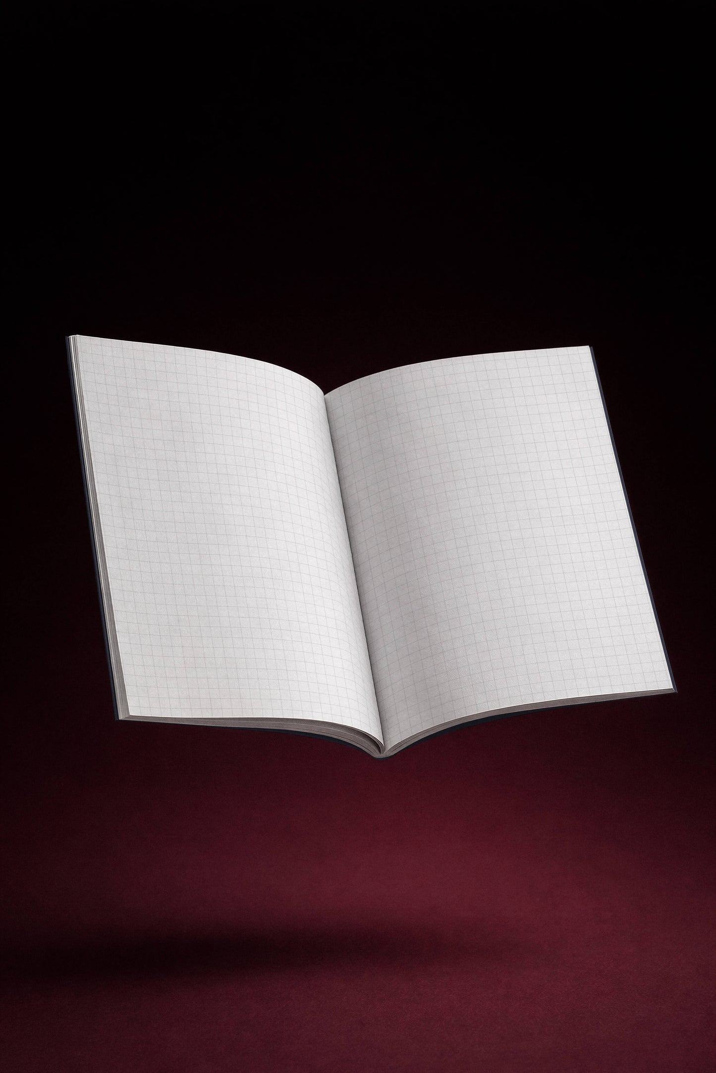 Libreta Cuadros - Azul Oscuro