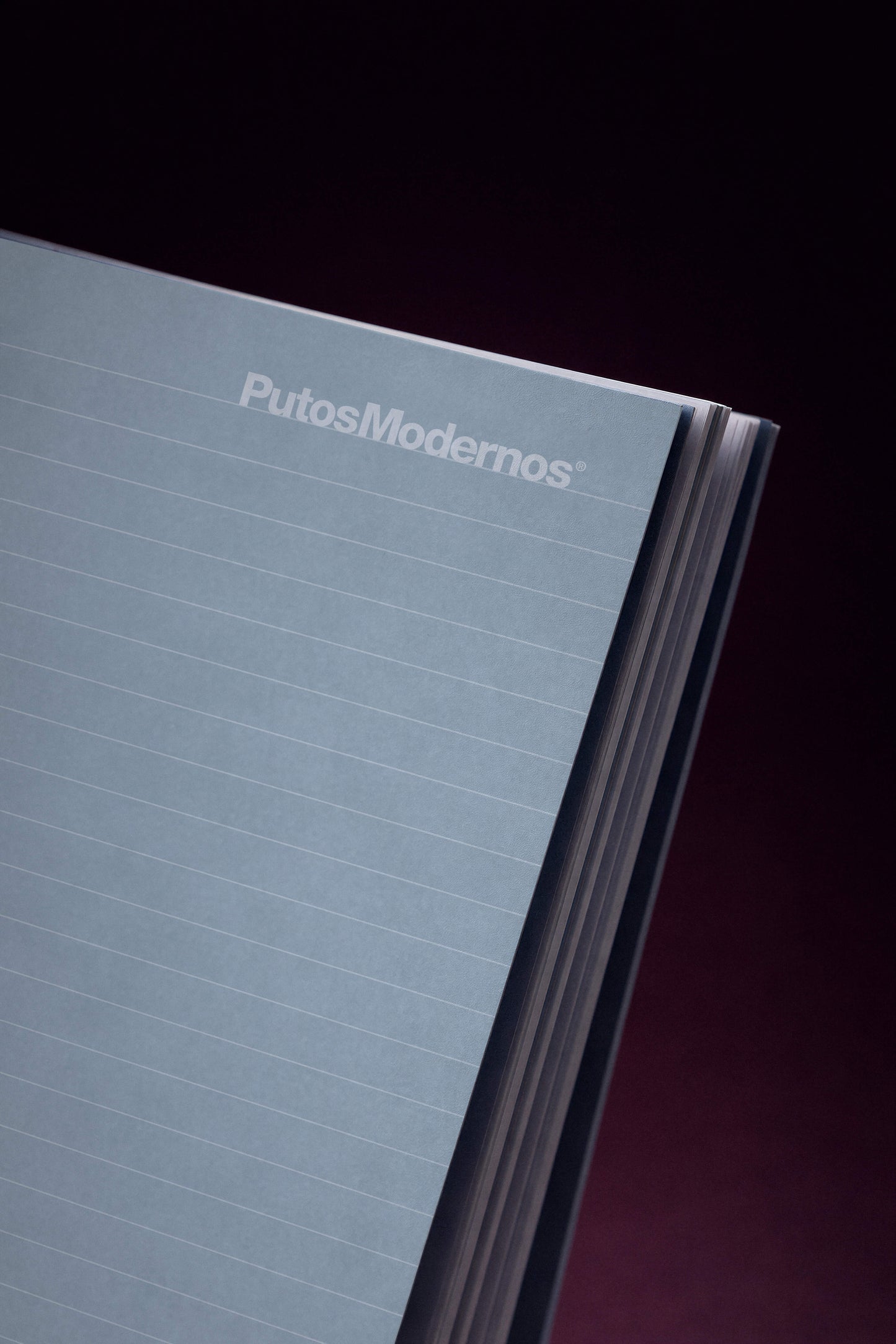 Libreta Rayas - Azul Grisáceo