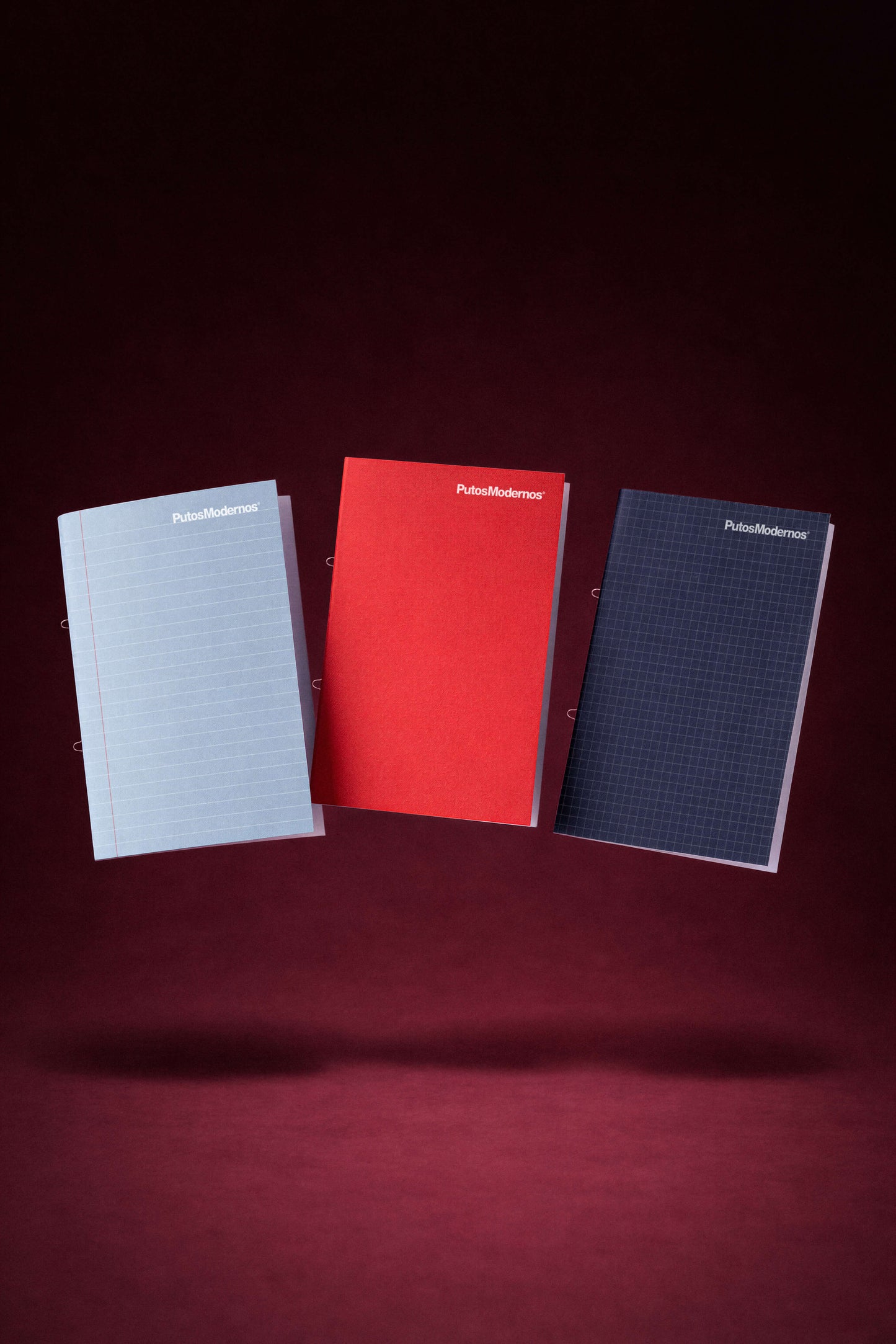 Libreta Cuadros - Azul Oscuro