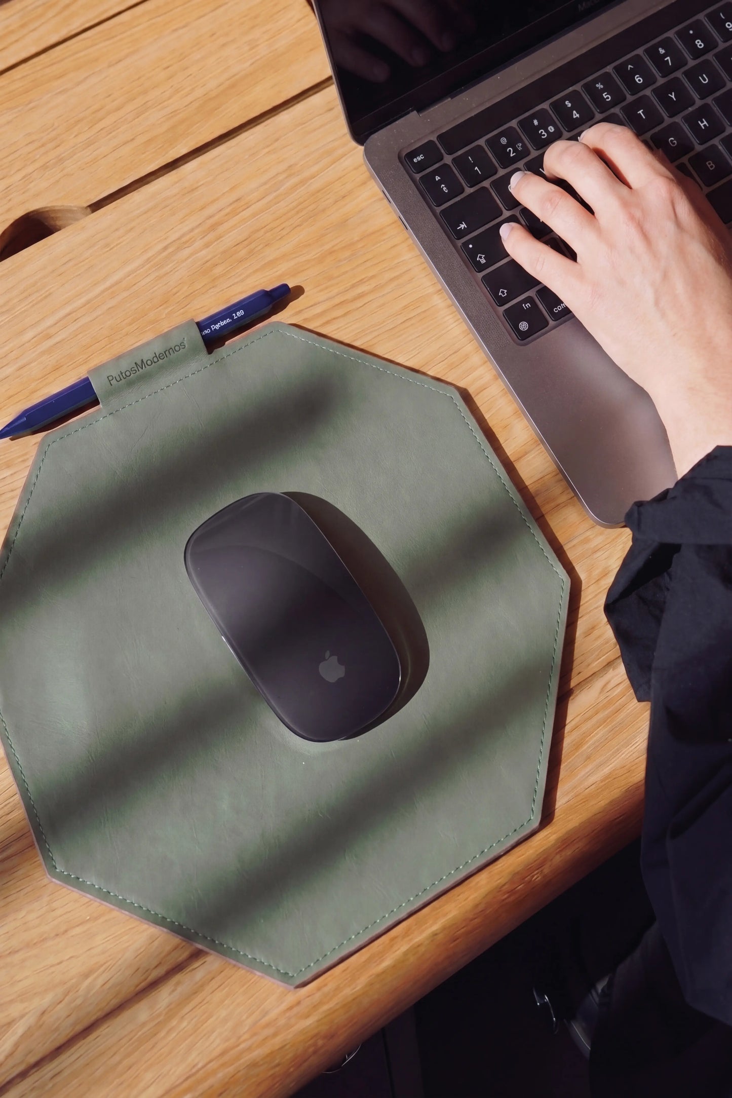 Mouse Pad Octogonal - Bicolor