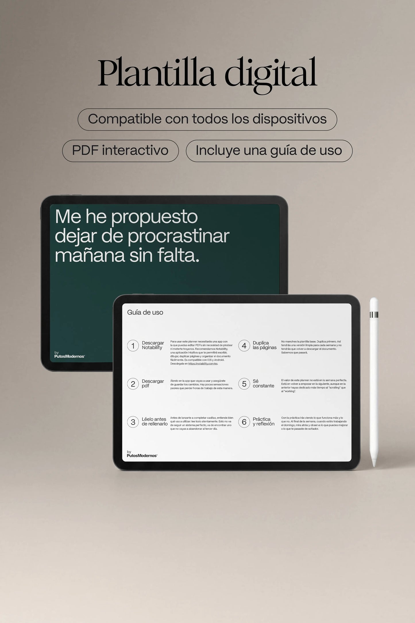 Plantilla digital - El hábito que hace al Freelance